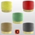 Cosy Round Pouf 3D model small image 2