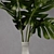Elegant Monstera Leaf Vase 3D model small image 2