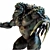 Wolverine Monster: Green Creature 3D 3D model small image 2