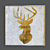 Golden Deer Artwork: Majestic Stag 3D model small image 3
