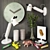 Ikea Home Decor Set: Lamp, Frame, Vase, Stamps, Candles & Clock 3D model small image 1