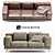 Elegant Nando Sofa: Maxdivani Scheda Mod 3D model small image 1