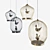 Casamania TWEE-T Pendant Light 3D model small image 1