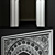 Elegant Moroccan Arch: 120x200cm 3D model small image 3