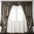 Title: Exquisite Curtain Model 3D model small image 1