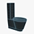 Title: Carabeo Ceramica WC: Sleek Modern Design 3D model small image 3