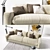 Modern Sofa Set with Imprimatur Design 3D model small image 2