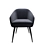 Elegant Aleria Armchair: Upholstered Fabric Comfort 3D model small image 2