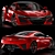 Sleek and Powerful: Honda NSX 2017 3D model small image 1