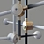 Elegant SI-6 Chandelier with Adjustable Height 3D model small image 2