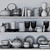 Versatile Kitchen Essentials Set 3D model small image 2