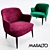 Maxalto Febo Chair - Elegant and Comfortable 3D model small image 1