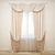 Elegant Curtain Set 3D model small image 1