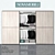 Modern Sliding Door Designer Wardrobe 3D model small image 1