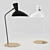 Elegant Austen Large Offset Lamp 3D model small image 1