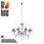 ST LUCE Splendi Pendant Chandelier 3D model small image 2