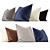 Luxury Pillow Collection: Elegant, High-Quality Designs 3D model small image 2