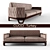 Cucci Sofa: Modern Comfort from Turkey 3D model small image 1