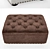 Churchill Leather Ottoman 3D model small image 2