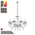 Chic Bordovyy Chandelier: STLuce SL139.103.08 3D model small image 2