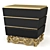 Elegant Nightstand - Rozzoni Mobili MIKADO MK-144 3D model small image 1