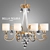 Elegant Crystal Ceiling Lighting 3D model small image 1