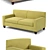 Gavino Contemporary Sofa & Armchair Set 3D model small image 2