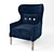 Cosy Comfort Armchair: Armchair 03 3D model small image 1