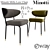 Modern Minotti Mills Low Chair 3D model small image 1