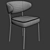 Modern Minotti Mills Low Chair 3D model small image 2