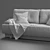 Stylish and Comfy Sofabed for Modern Apartments 3D model small image 3