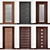 Elegant Entryway Essentials: Door Collection_4 3D model small image 1