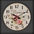 Time Pieces Wall Clock Collection 3D model small image 3