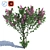 Lilac Bush Trio: Beautiful and Detailed 3D model small image 1