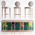 Elevate your bar with our stylish counter and chair 3D model small image 1