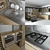 Italian Kitchen Roveretto: Sleek Design with Ilve Technology 3D model small image 2