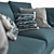 Stockholm Sofa Cushions: Modern Comfort by IKEA 3D model small image 2
