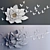 Flower and Butterfly Wall Decor 3D model small image 3