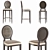 Luxury Grand Hotel Bar Stool 3D model small image 1