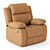 Plush Robert Recliner: Ultimate Comfort for Any Space 3D model small image 1