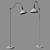 Vintage Charm: PRESTON Task Floor Lamp 3D model small image 2