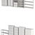 Stylish IKEA Cabinets & Shelves 3D model small image 3