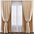 Elegant Velvet Drapes - Impress Your Guests 3D model small image 1