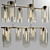 Radiant Glass Cylinder Chandelier 3D model small image 1