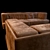 McQUEEN - Classic Wooden Frame Sofa 3D model small image 2