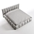 Softback Bed with Sturdy Frame 3D model small image 3