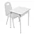 Modern Study Desk & Chair Set 3D model small image 3