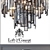 Black Crystal Pendant Light 3D model small image 2