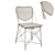 EIchholtz Colony Chair: Timeless Elegance for Your Dining Space 3D model small image 3