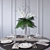 Elegant Table Setting Set 3D model small image 1